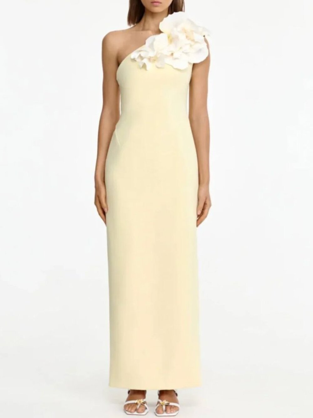NEW Acler Zofia Maxi Dress Gown AU12/US8 Lemon Sorbet Wedding Party Cocktail